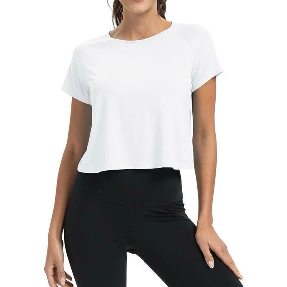 Mippo Split Back Gym Exercise Shirts - Set of 5 - Picture 5 of 11